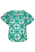 Short Sleeve Embroidered Top