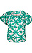 Short Sleeve Embroidered Top Thumb 1