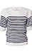 Skies are Blue Stripe Sweater Top Thumb 1