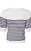 Skies are Blue Stripe Sweater Top Thumb 2