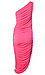 One-Shoulder Ruched Dress Thumb 2