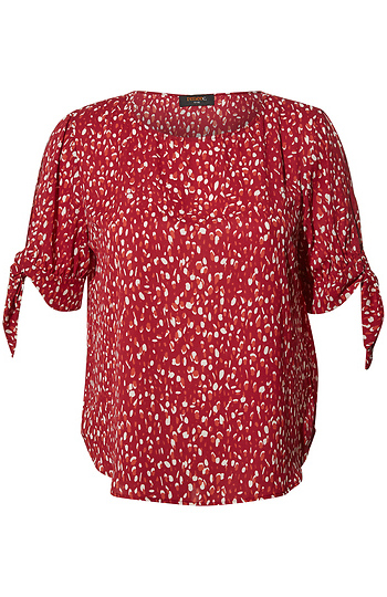 Short Sleeve Printed Top Slide 1