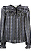 Tassel Tie Neck Blouse Thumb 1