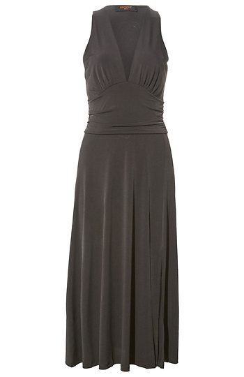 V Neck Midi Dress Slide 1