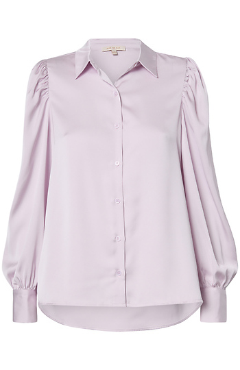 Long Sleeve Button Down Blouse Slide 1