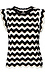 Skies Are Blue Striped Knit Top Thumb 1