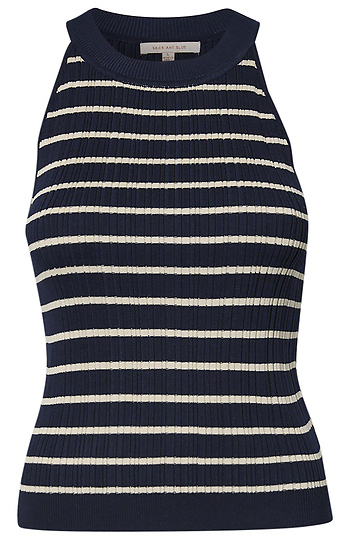 Striped Knit Top Slide 1