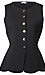Sleeveless Knit Peplum Top Thumb 1