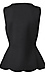 Sleeveless Knit Peplum Top Thumb 2