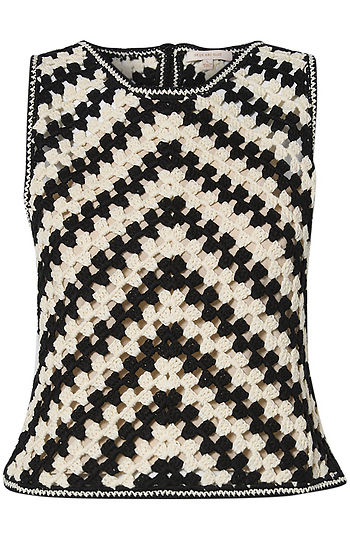 Crochet Sleeveless Top Slide 1