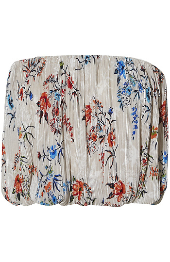 Floral Strapless Top Slide 1