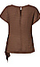 Short Sleeve Side Tie Top Thumb 2