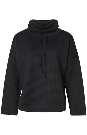 Cowl Neck Long Sleeve Top Slide 1