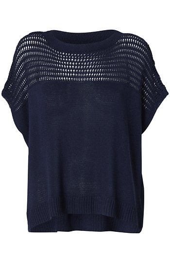 Cap Sleeve Mesh Top Slide 1