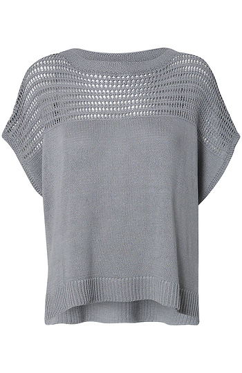 Cap Sleeve Mesh Top Slide 1
