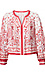 Printed Split Neck Blouse Thumb 1