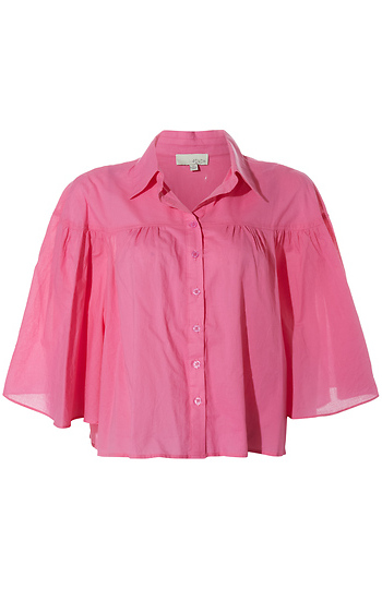 Short Puff Sleeve Top Slide 1