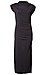 Gathered Side Slit Dress Thumb 1