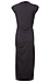 Gathered Side Slit Dress Thumb 2