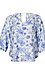 Floral 3/4 Sleeve Blouse Thumb 1