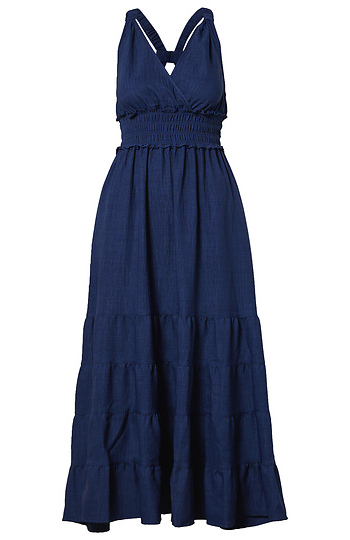 Sleeveless Tiered Maxi Dress Slide 1