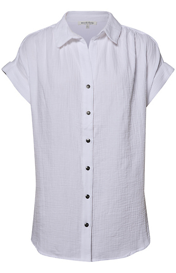 Collared Short Sleeve Shirt Slide 1