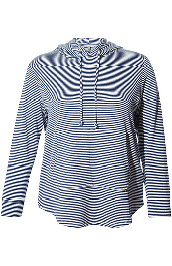 Long Sleeve Hoodie with Drawstring Slide 1