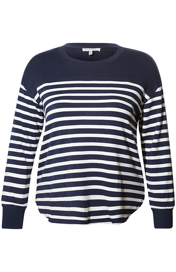Long Sleeve Stripe Top Slide 1
