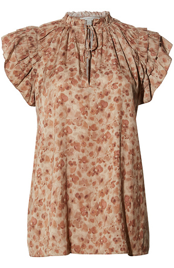 Ruffle Sleeve Blouse Slide 1