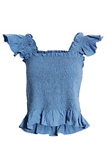 Smocked Ruffle Top