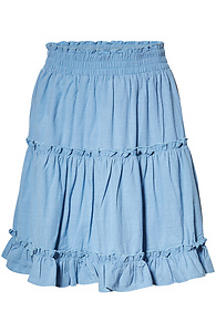 Tiered Ruffle Mini Skirt Slide 1