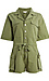 Collared Button Front Romper Thumb 1