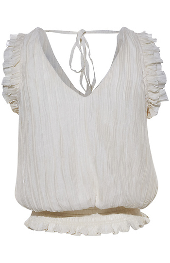 Textured Sleeveless Top Slide 1