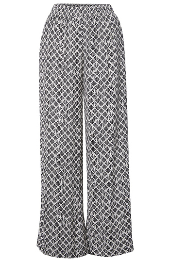 Geo Print Wide Leg Pants Slide 1