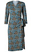 Printed Wrap Dress Thumb 1