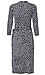 Polka Dot Surplice Dress Thumb 2