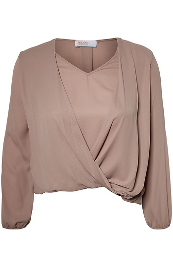 Surplice Blouse Slide 1