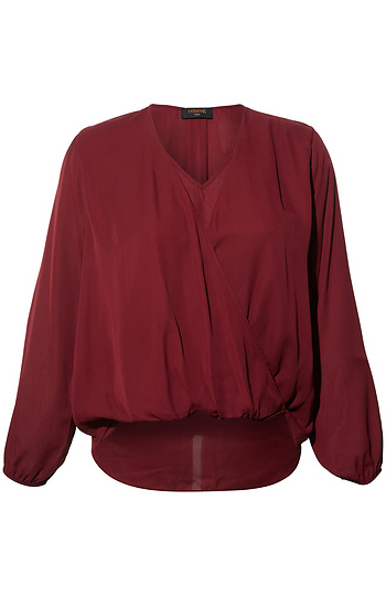 Surplice Blouse Slide 1