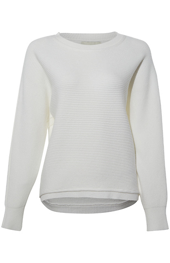 Crewneck Ribbed Sweater Slide 1