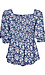 Puff Sleeve Floral Top Thumb 2