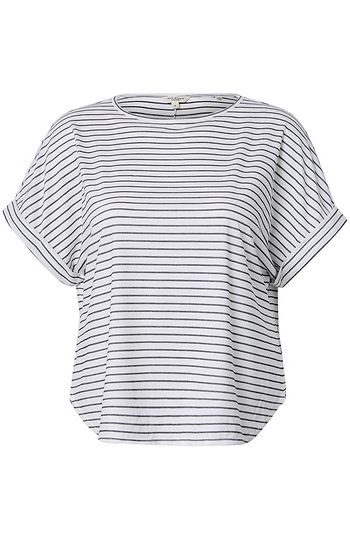 Short Sleeve Striped Top Slide 1