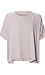 Rib Knit Cuff Sleeve Tee Thumb 1