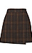 Plaid Wrap Mini Skort Thumb 1