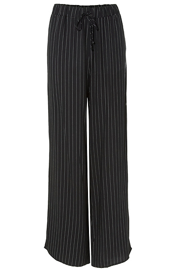 High Rise Wide Leg Stripe Pants Slide 1