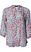 3/4 Sleeve Button Front Top Thumb 1