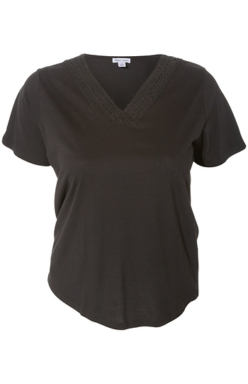 Tribal Crochet Trim Top Slide 1