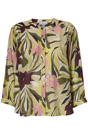 Printed Dolman Sleeve Top Slide 1