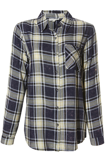 Mystree Plaid Button Up Slide 1