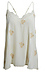 Embroidered Lace Trim Cami Thumb 1