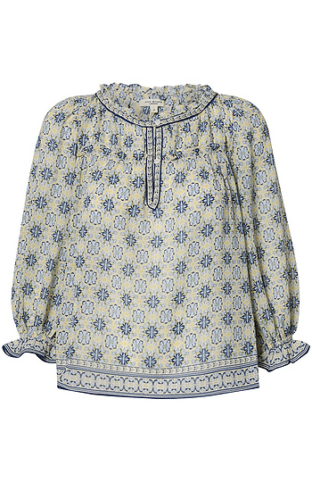 Printed 3/4 Sleeve Top Slide 1